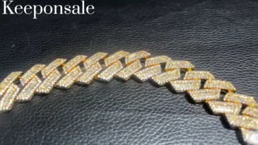 20mm Baguette Diamond Miami Cuban Bracelet/Chain