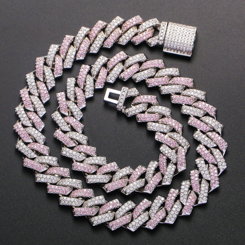 2-Row 14mm Miami Cuban Bracelet/Chain