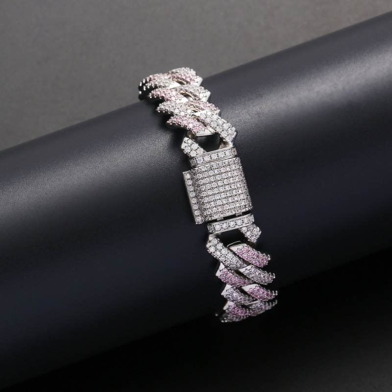 2-Row 14mm Miami Cuban Bracelet/Chain