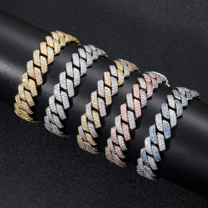 2-Row 14mm Miami Cuban Bracelet/Chain