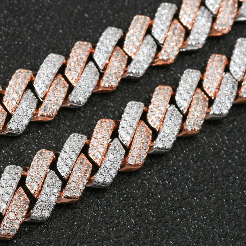 2-Row 14mm Miami Cuban Bracelet/Chain