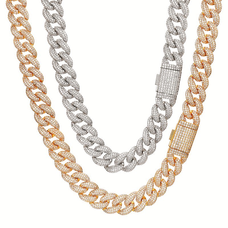 4-Row 20mm Miami Bubble Cuban Bracelet/Chain