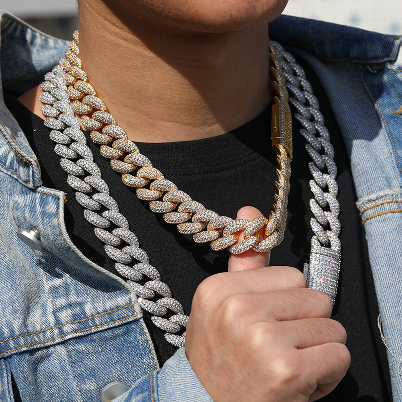 4-Row 20mm Miami Bubble Cuban Bracelet/Chain