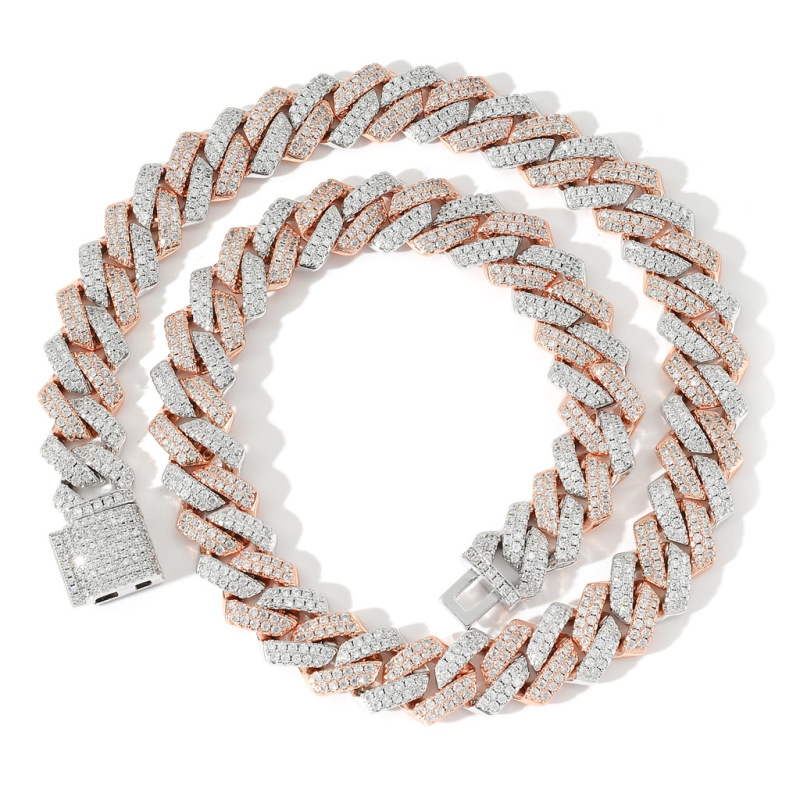 2-Row 14mm Miami Cuban Bracelet/Chain