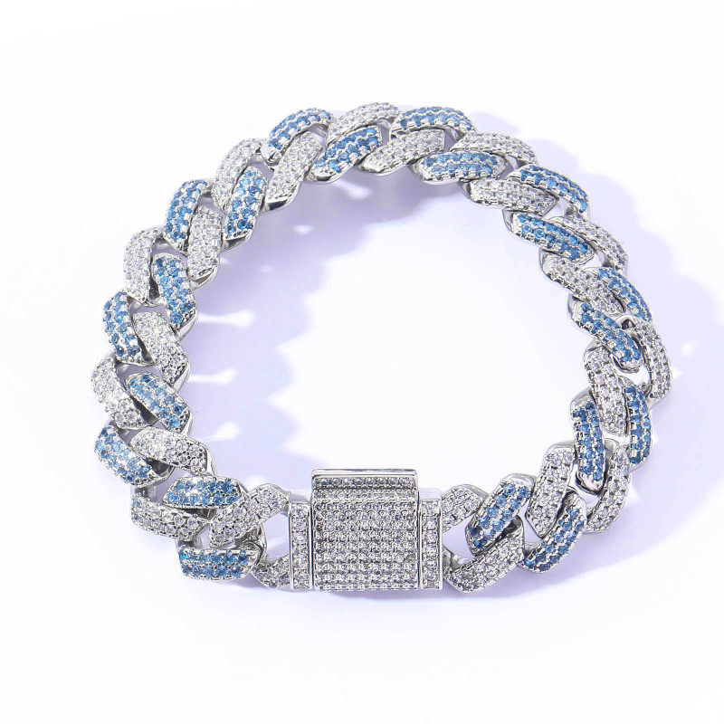 2-Row 14mm Miami Cuban Bracelet/Chain