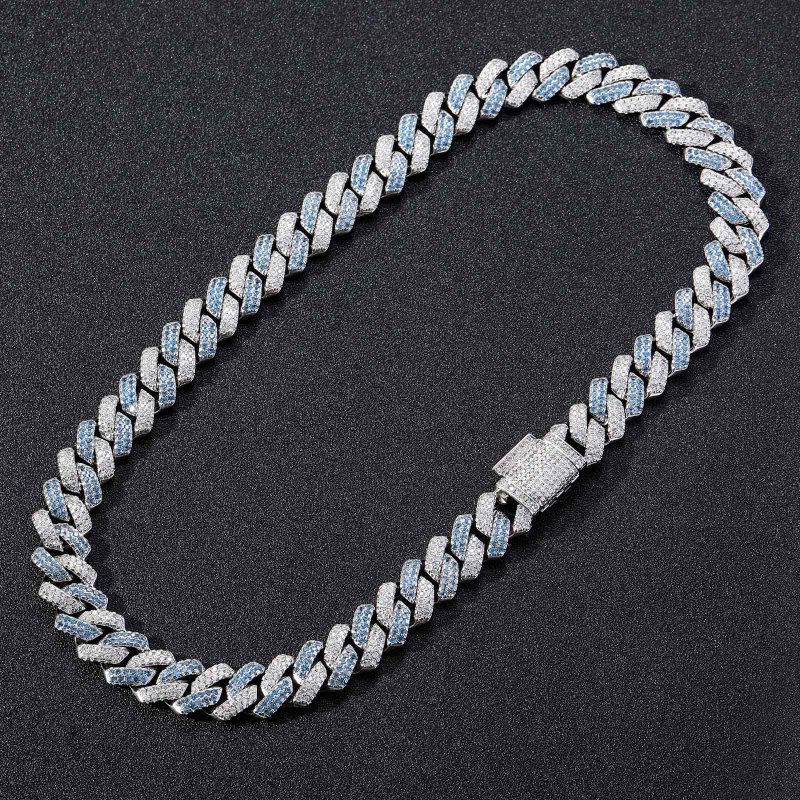 2-Row 14mm Miami Cuban Bracelet/Chain