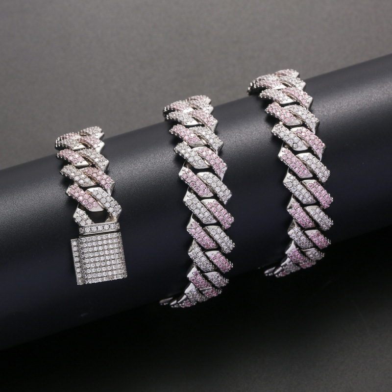 2-Row 14mm Miami Cuban Bracelet/Chain