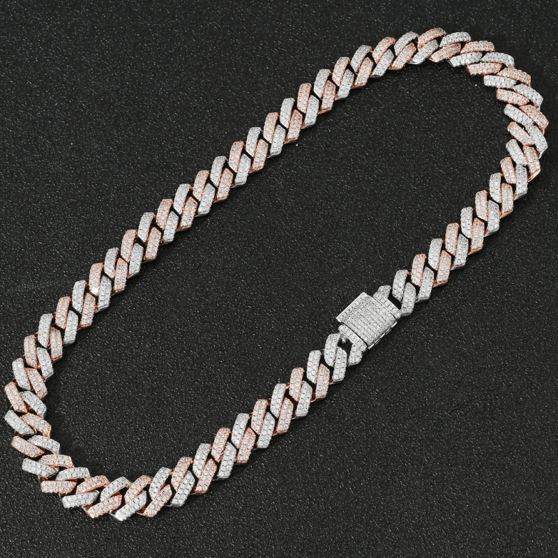 2-Row 14mm Miami Cuban Bracelet/Chain