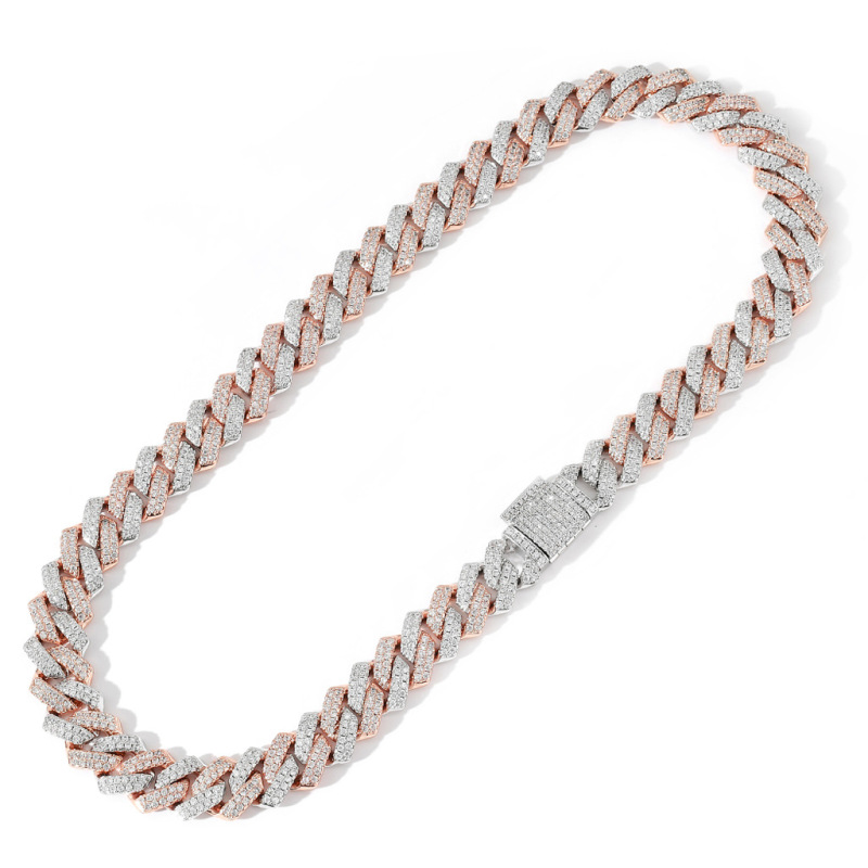 2-Row 14mm Miami Cuban Bracelet/Chain