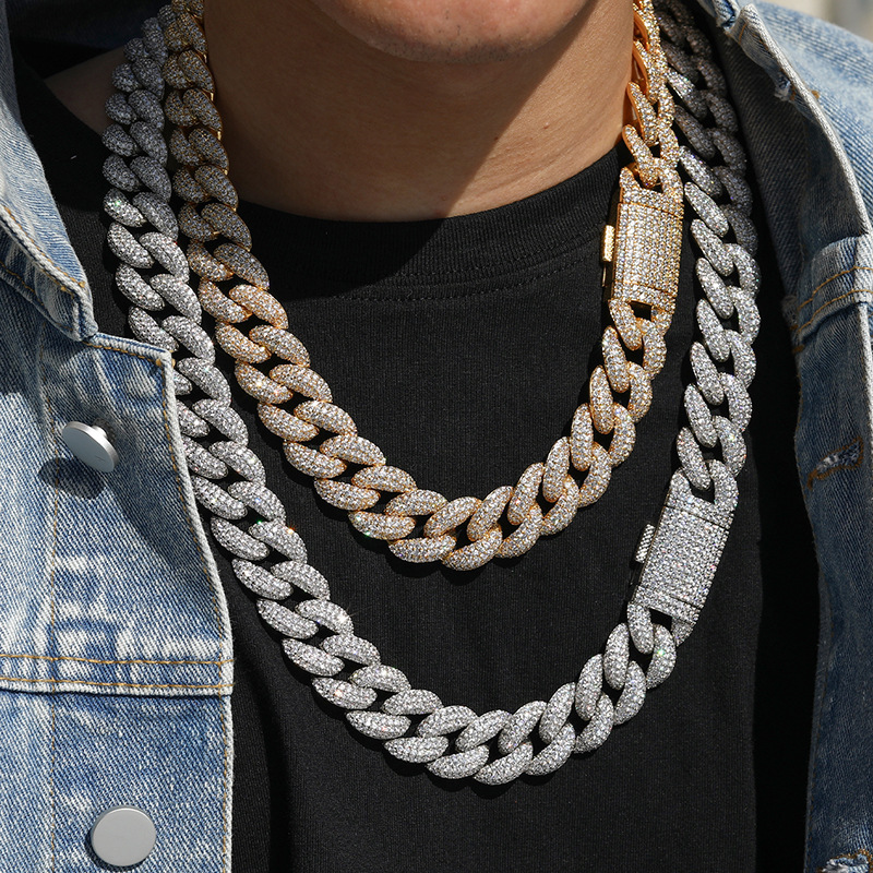 4-Row 20mm Miami Bubble Cuban Bracelet/Chain