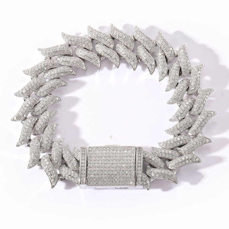 18mm Spiked Cuban Bracelet/Chain