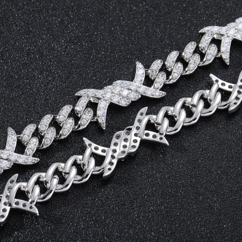 15mm Thorns Cuban Bracelet/Chain