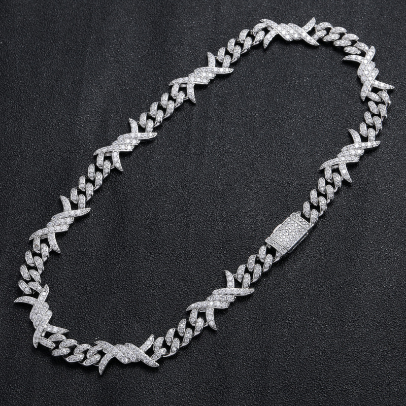 15mm Thorns Cuban Bracelet/Chain