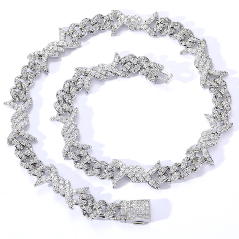 15mm Thorns Cuban Bracelet/Chain