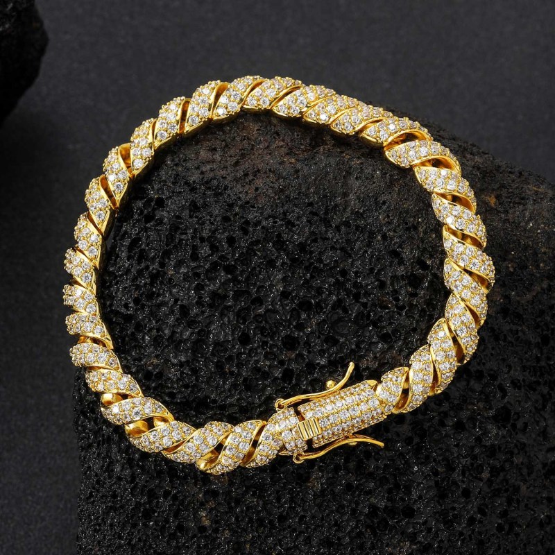 8mm Miami Cuban Bracelet/Chain