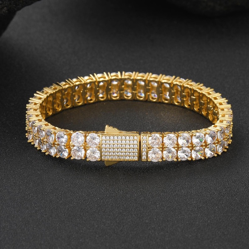 2-Row 5mm Cuban Bracelet/Chain