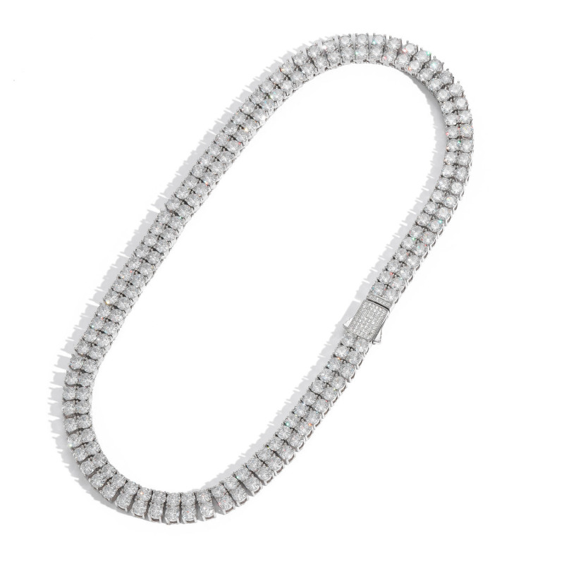 2-Row 5mm Cuban Bracelet/Chain