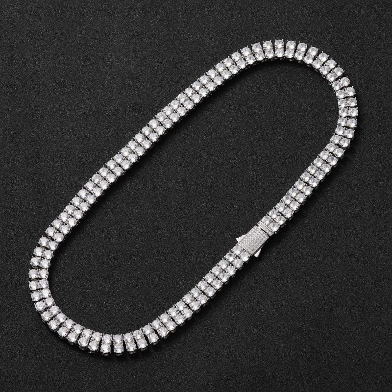 2-Row 5mm Cuban Bracelet/Chain