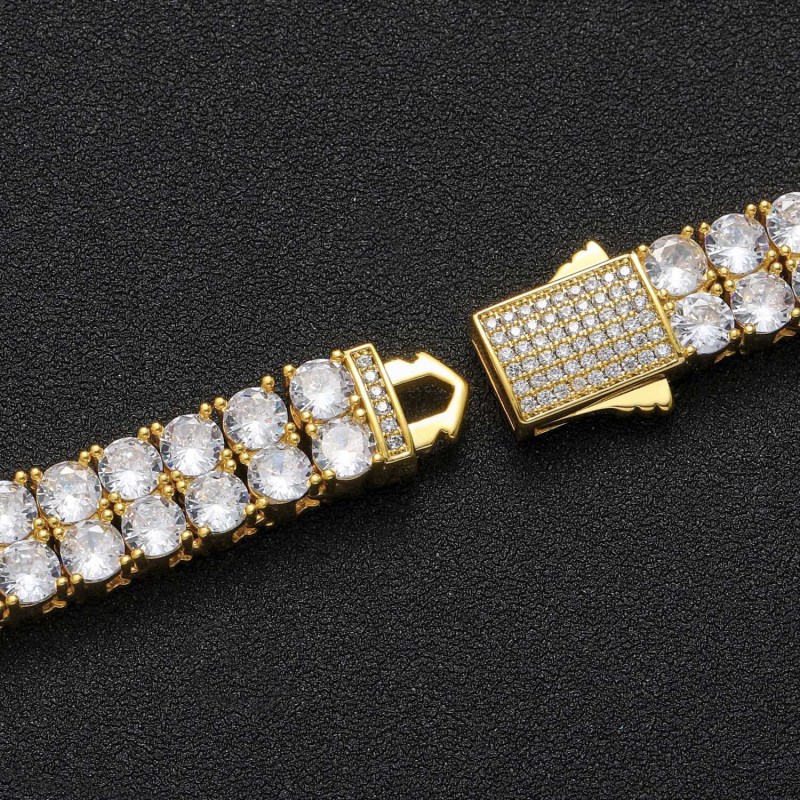 2-Row 5mm Cuban Bracelet/Chain