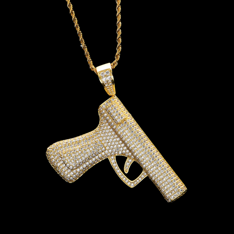 Pistol Gun Pendant