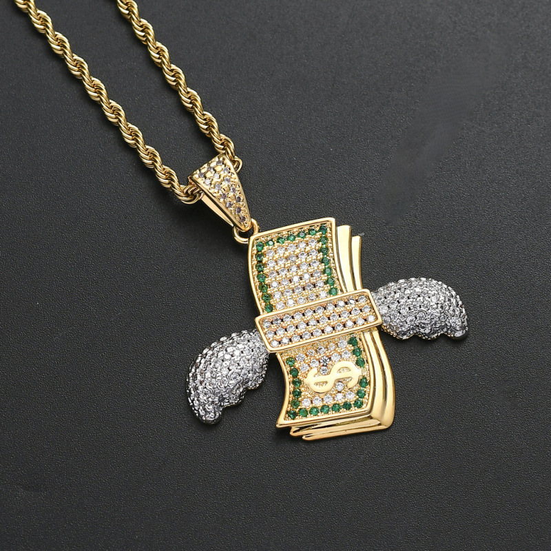 Dollars With Wings Pendant