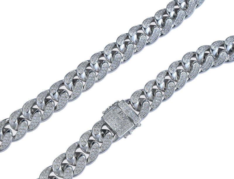 2-Row 18mm Cuban Chain