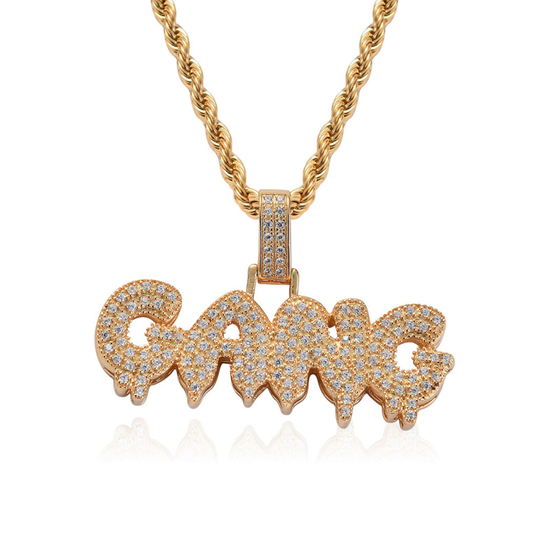 Letter GANG Pendant