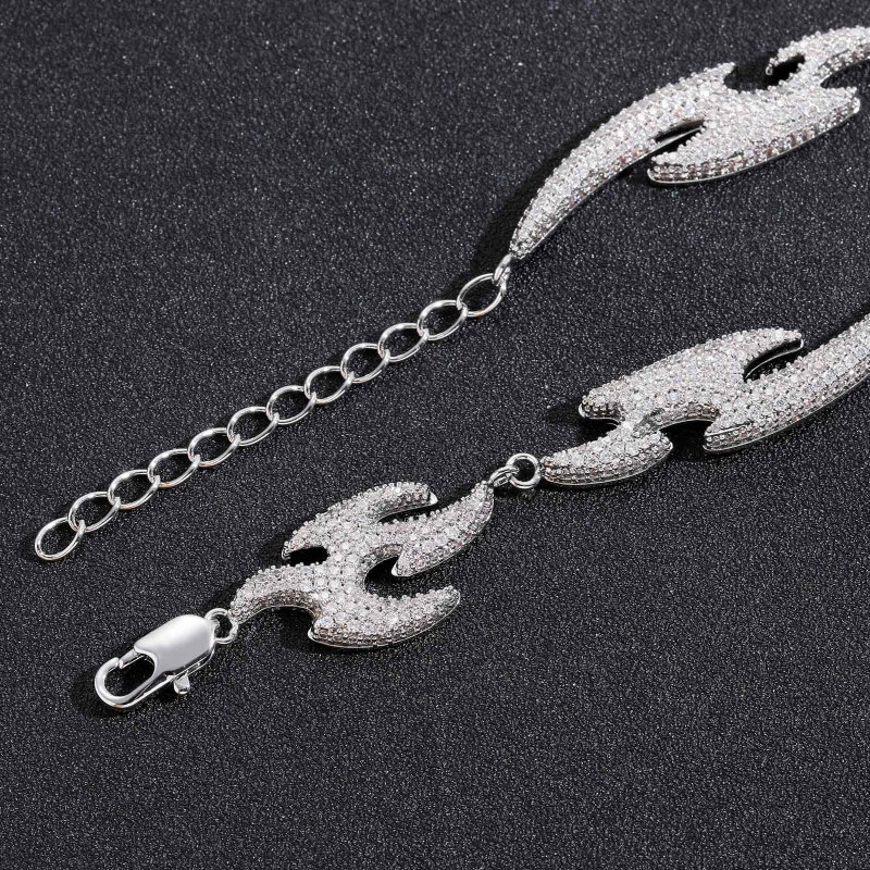 16mm Irregular Design Cuban Bracelet/Chain