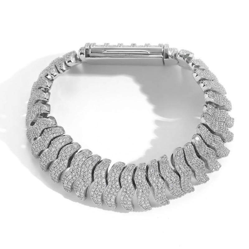 22mm Centipede Design Cuban Bracelet/Chain