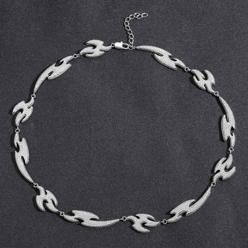 16mm Irregular Design Cuban Bracelet/Chain