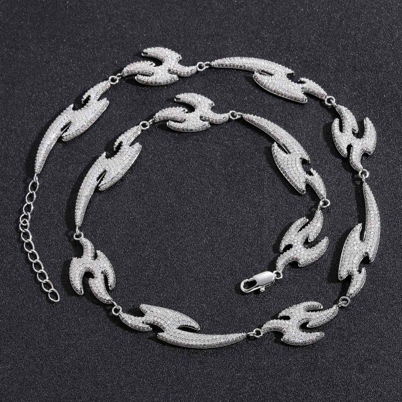 16mm Irregular Design Cuban Bracelet/Chain