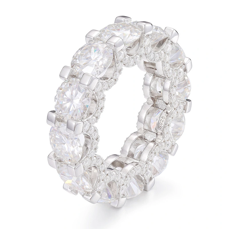 S925 Moissanite Hip Hop Ring