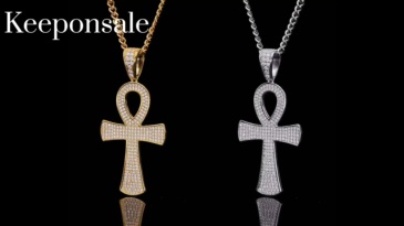 1.31CT Cross Pendant Pave Moissanite In Sterling Silver