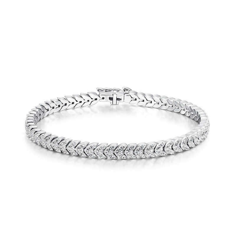 3.5mm Tennis Bracelet In Sterling Silver