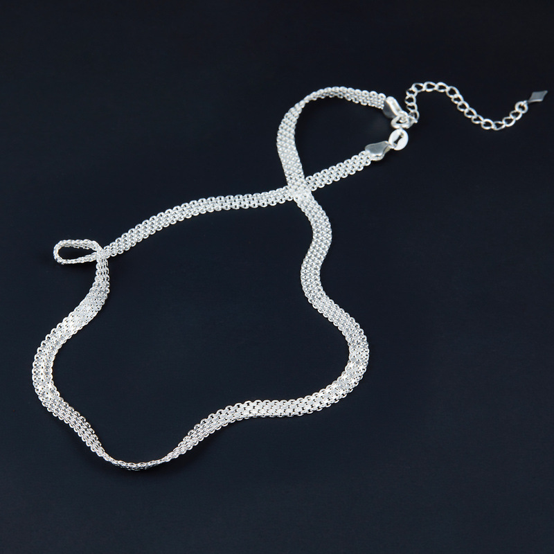 Keeponsale Attractive Royal Weave Chain In Sterling Silver