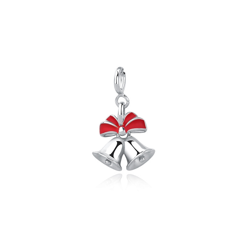 Christmas Bells Necklace In Sterling Silver