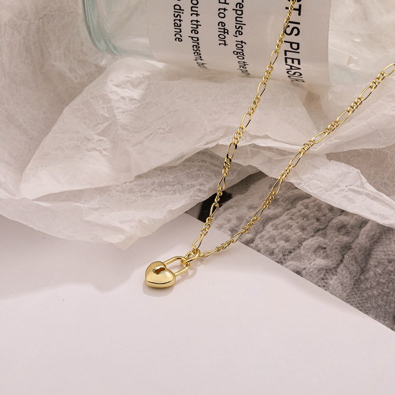 Love Lock Necklace In Sterling Silver