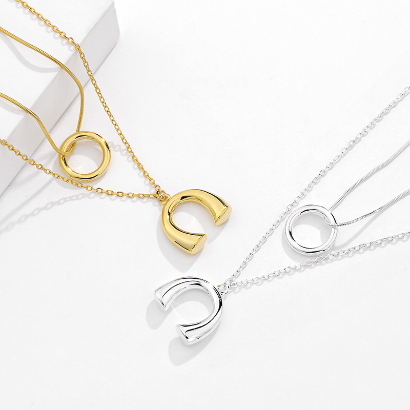 Layering Necklaces In Sterling Silver
