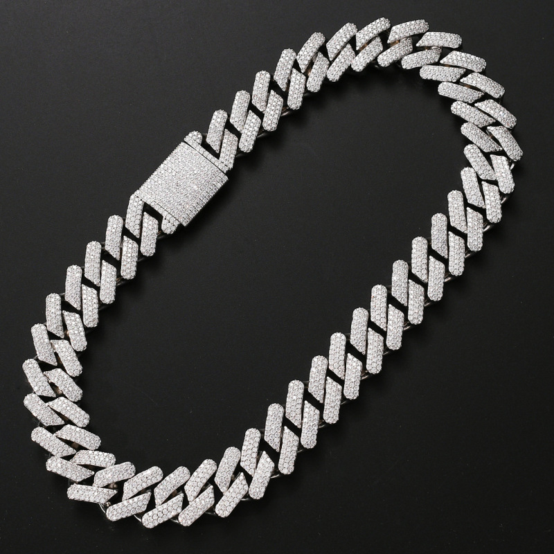 3-Row 20mm Miami Cuban Bracelet/Chain