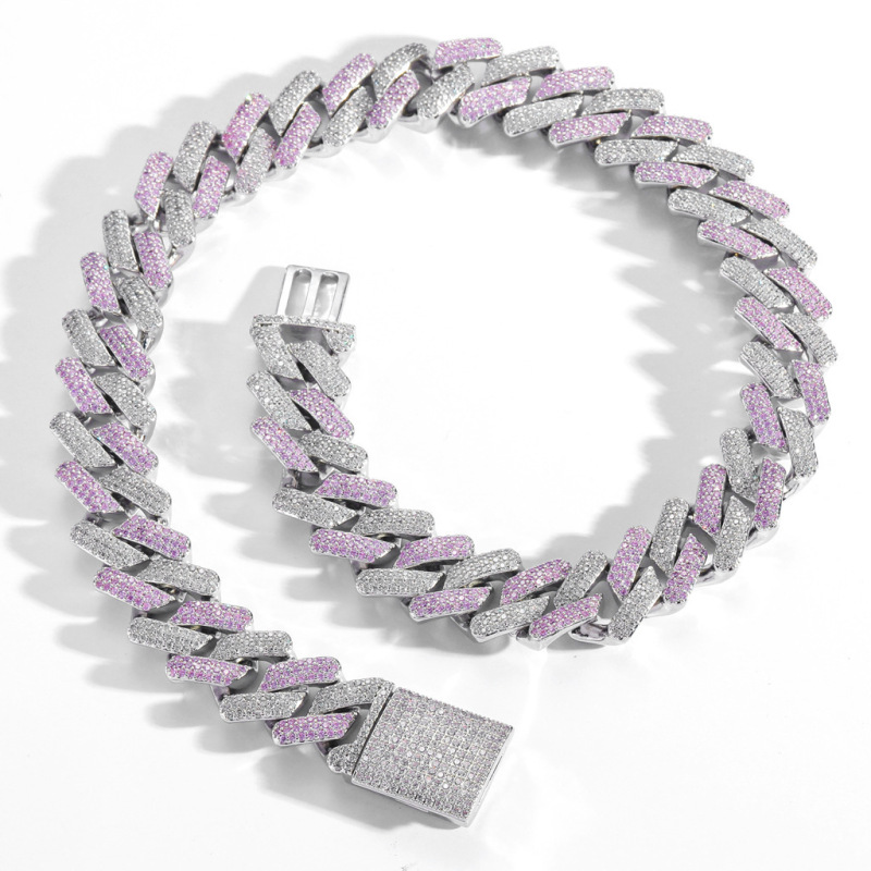 3-Row 20mm Miami Cuban Bracelet/Chain