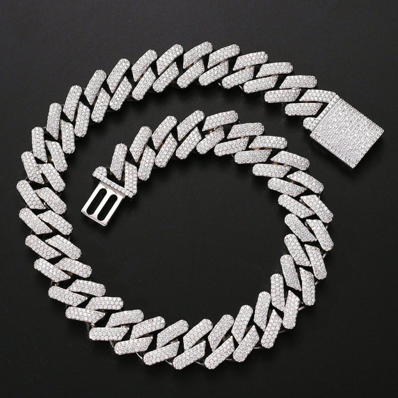 3-Row 20mm Miami Cuban Bracelet/Chain