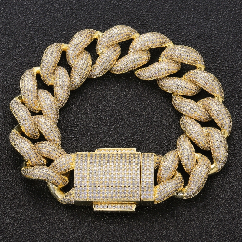 18mm Miami Bubble Cuban Bracelet/Chain