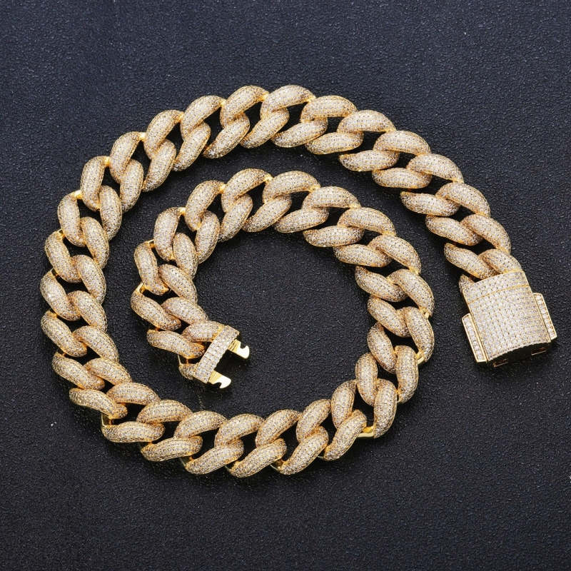 18mm Miami Bubble Cuban Bracelet/Chain