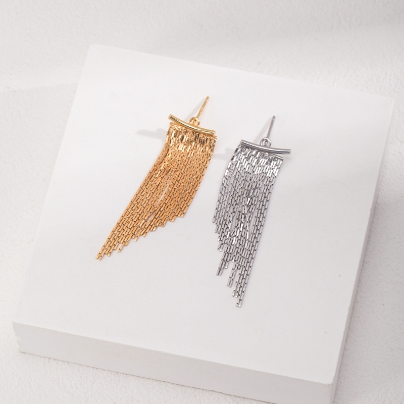 Tassel Sterling Silver Earrings