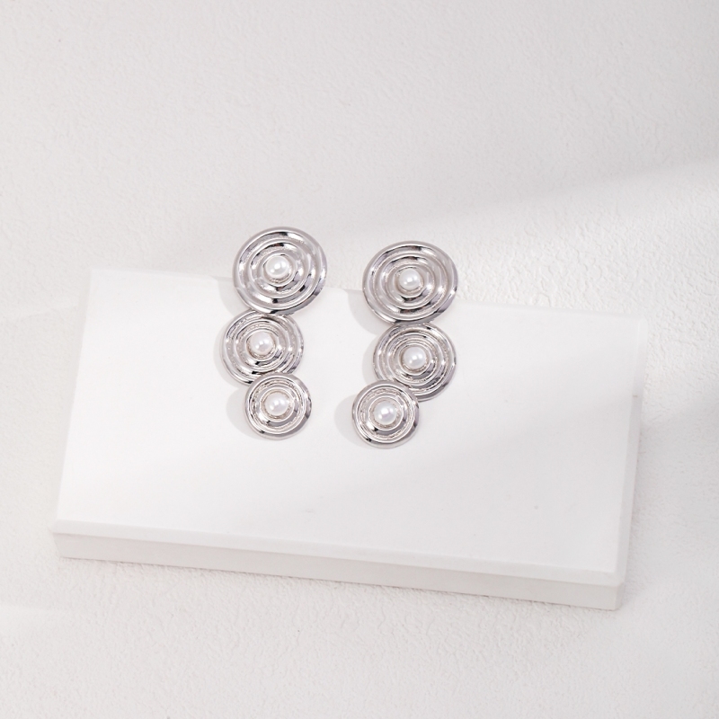 Natural Pearl Sterling Silver Earrings