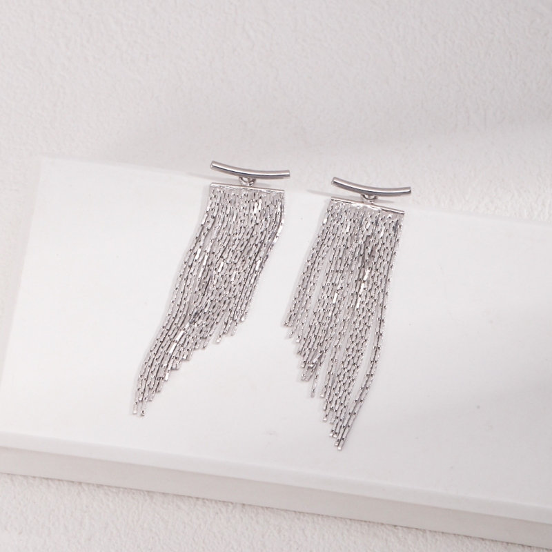Tassel Sterling Silver Earrings