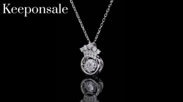 0.5CT Moissanite Sterling Silver Necklace