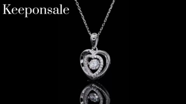 0.5CT Moissanite Sterling Silver Necklace