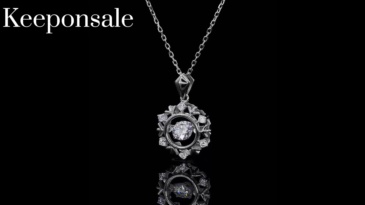 0.5CT Moissanite Sterling Silver Necklace