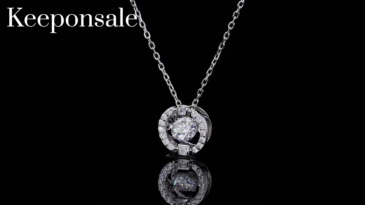 0.5CT Moissanite Sterling Silver Necklace